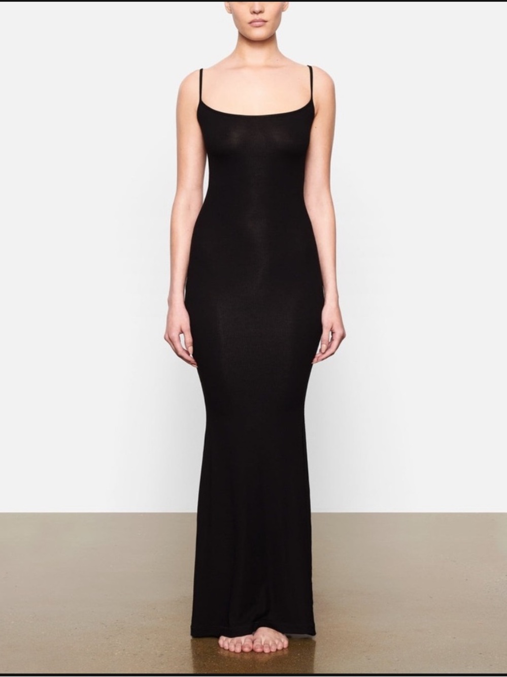 Soft Lounge Long Slip Dress - M